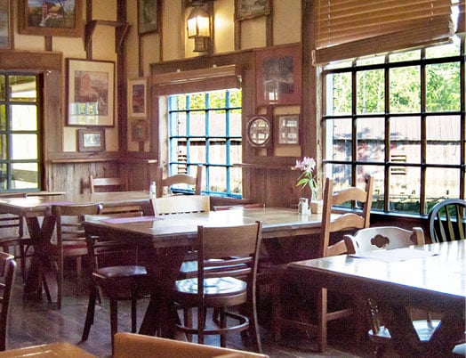 country restaurant interior
